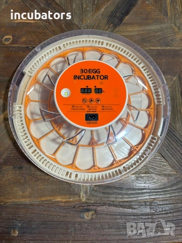 Инкубатор за 30 яйца с автоматичен контрол на температурата, дисплей за влажност, снимка 3 - Патици и гъски - 52776357