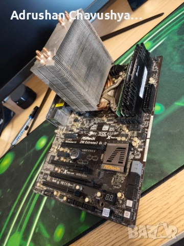 Продавам комплект компютърни части – Intel i5-2500K / Z68 / 16 GB RAM 