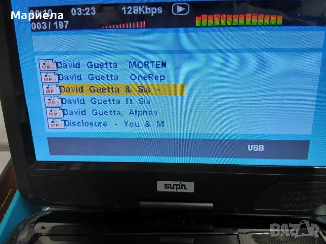 SUNPIN 12,5-инчов преносим DVD плейър с 10,5-инчов HD въртящ се екран, снимка 7 - Други - 50020495