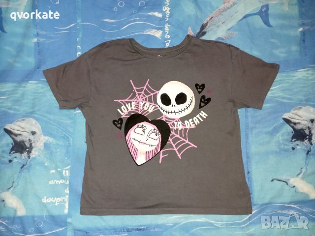 Тениска Кошмарът преди Коледа , снимка 1 - Детски тениски и потници - 45150416