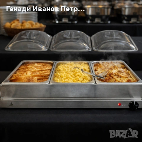 Електрически нагревател за бюфет 2 в 1, снимка 2 - Друго търговско оборудване - 53649002