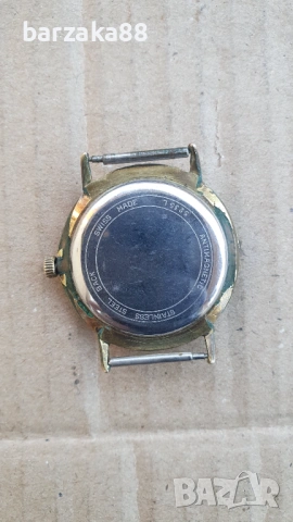 Мъжки позлатен часовник Britih Swiss, снимка 3 - Мъжки - 53907355