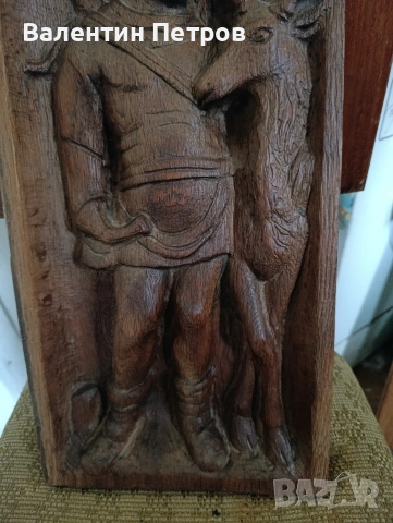 ловно дървено пано 50/25см., снимка 3 - Пана - 53936452