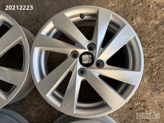 4 броя алуминиеви джанти за Seat Mii,Skoda Citigo,Volkswagen UP 15, снимка 8 - Гуми и джанти - 53165840
