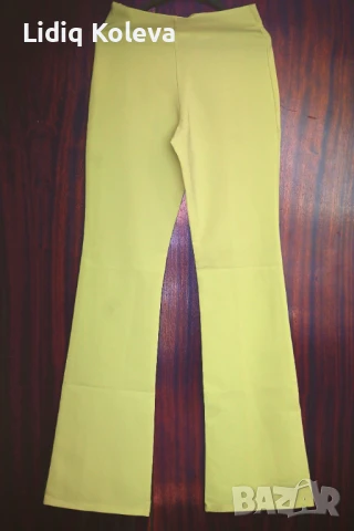 Дамски летен панталон, резедав, снимка 2 - Панталони - 50928248