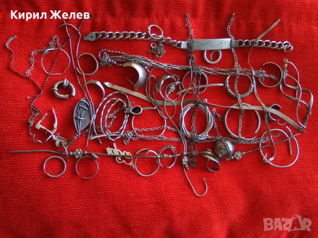 100 грама сребърни накити за поправка за реставрация за части или материал 50660, снимка 15 - Колиета, медальони, синджири - 50243043