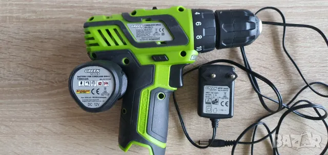 Акумулаторен винтоверт Li-ion 12V 2-скорости, 1300mAh, RD-CDL13 GREEN TOOLS, снимка 4 - Винтоверти - 47205450