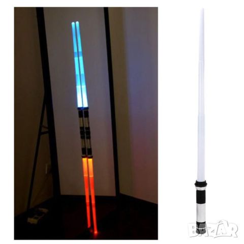Детска играчка цветен светлинен лазерен меч Star Wars със звук, снимка 5 - Други - 45626414
