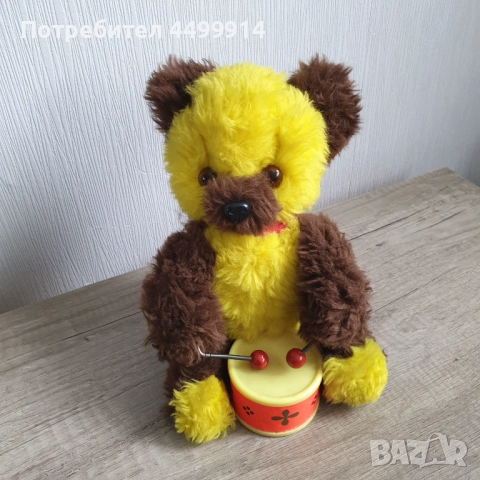 Плюшена играчка от 60-те години, снимка 3 - Колекции - 52074583