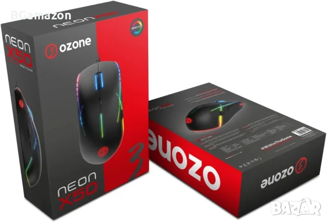 ЧИСТО НОВА, ЗАПЕЧАТАНА, НЕОТВАРЯНА Геймърска мишка Ozone Raton Gaming Neon X50 OZNEONX50 ..., снимка 1