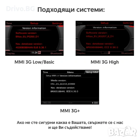 Гаранция! Висококачествен Carplay и Android Auto за Audi 3G A4, A5, Q5, снимка 2 - Аксесоари и консумативи - 53096078