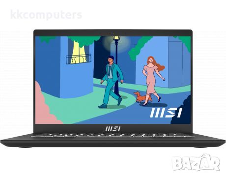 Лаптоп MSI Modern 14 C12M, 14.0", Full HD, Intel Core i3-1215U (0.9/4.4GHz, 10M), Intel UHD Graphics, снимка 1 - Лаптопи за работа - 46312151