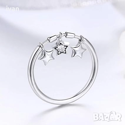 дамски сребърен пръстен. размер 6. нов в опаковка