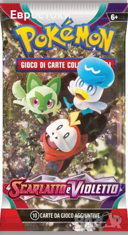 Pokémon 184-60398 GCC Scarlet and Violetto Booster Pack, снимка 3 - Колекции - 45334978