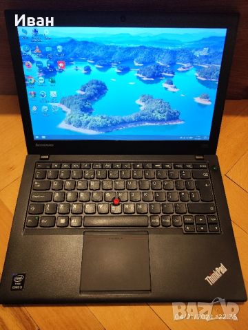 Lenovo x240 12.5 инча супер компактен с две батерии лаптоп , снимка 1 - Лаптопи за работа - 45389478