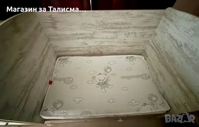 БЕБЕШКО ЛЕГЛО - ЛЮЛКА ТРАНСФОРМИРАЩО СЕ С АСАНСЬОРНА РЕШЕТКА, снимка 8 - Бебешки легла и матраци - 53570117
