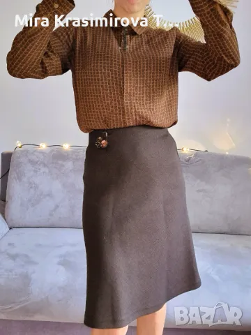 Винтидж шик сет – риза, пола и аксесоари, XS, снимка 2 - Други - 50229922