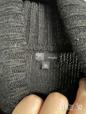 OVS Дамски вълнен черен пуловер поло, L, снимка 3 - Блузи с дълъг ръкав и пуловери - 45717562