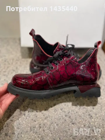 Обувки в цвят бордо, снимка 11 - Дамски ежедневни обувки - 49833252