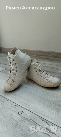 Оригинални бели дамски кецове CONVERSE VINTAGE CTAS-HI EUR38, снимка 9 - Маратонки - 54099955