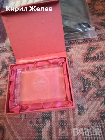 Кристален плакет 49270, снимка 8 - Антикварни и старинни предмети - 53389084