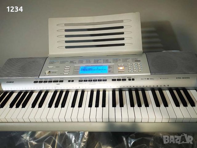 синтезатор клавир CASIO CTK-4000 пиано 5 октави плътни динамични клавиши и USB, снимка 4 - Аксесоари и консумативи - 52855740