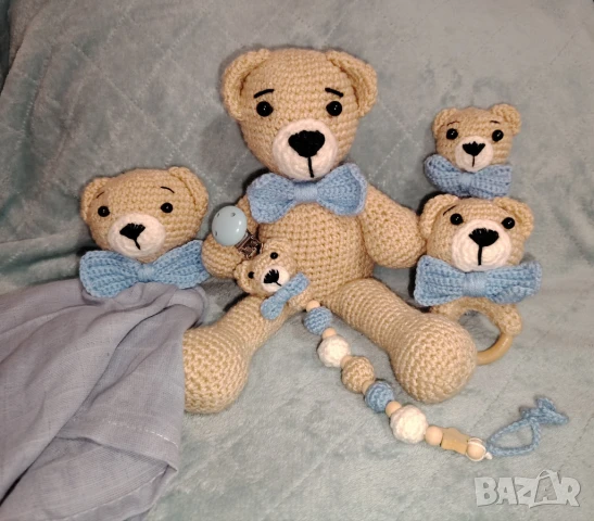 Комплект плетени играчки  