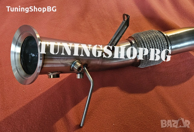 Даунпайп Downpipe M57N2 дизел RM BMW E60 Е90 E83 E70 Е63 286 к.с КОСМОС, снимка 3 - Части - 53468786