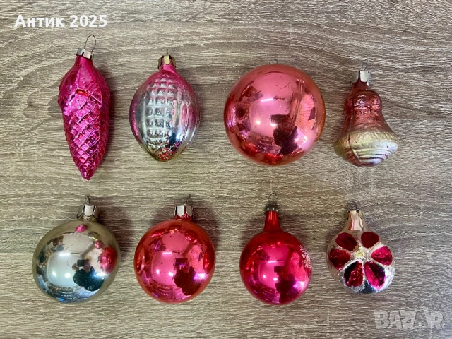 Винтидж съветски коледни играчки за елха, снимка 2 - Антикварни и старинни предмети - 52613482