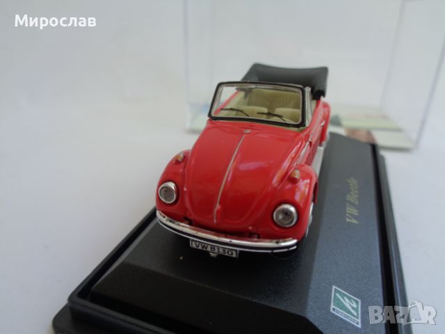  1:72 HONGWELL VW BEETLE ИГРАЧКА КОЛИЧКА МОДЕЛ , снимка 2 - Колекции - 46493003