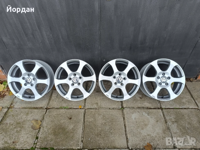 Алуминиеви джанти 16 ' 5x112 VW AUDI SEAT SKODA / Фолксваген 57,1 ЕТ33, снимка 4 - Гуми и джанти - 52379837