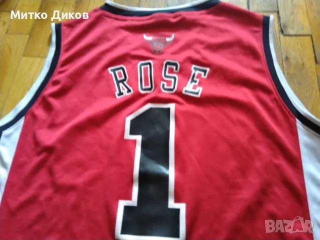 Derrick Rose Chicago Bulls NBA баскетболна тениска размер М, снимка 10 - Баскетбол - 49852096