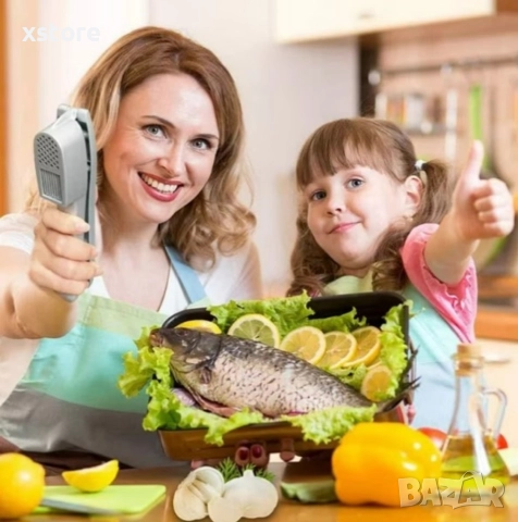 Преса за чесън Shik, Слайсър, 2 в 1, снимка 8 - Други стоки за дома - 52699617