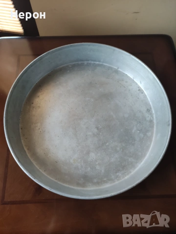 Алуминиева тава,стара,ретро, снимка 3 - Съдове за готвене - 53132029