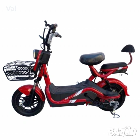 Електрически велосипед motor9 48V12AH – Максимална скорост 45 км/ч, 500W мотор, вакуумни гуми, снимка 2 - Велосипеди - 53664943