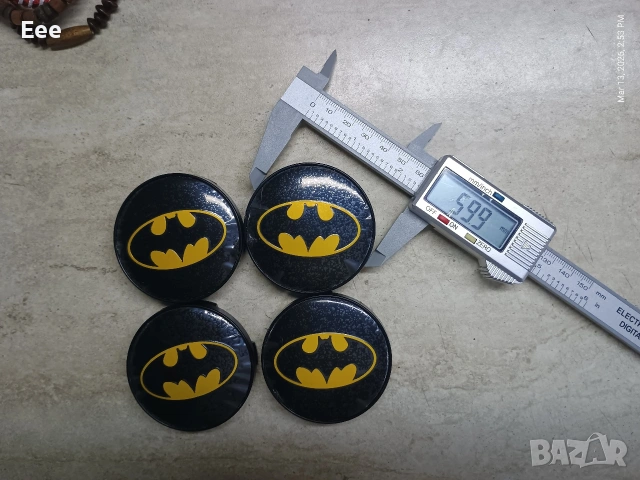 капачки за джанти Батман 60 мм, снимка 3 - Аксесоари и консумативи - 53826515