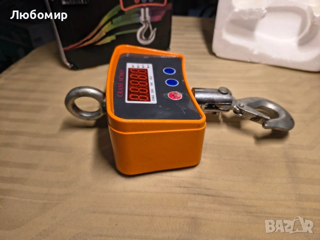ZEYUAN 500 кг/1102 фунта Цифрова LED висяща везна Преносима тежкотоварна везна за кран 1500 , снимка 4 - Везни - 53622401
