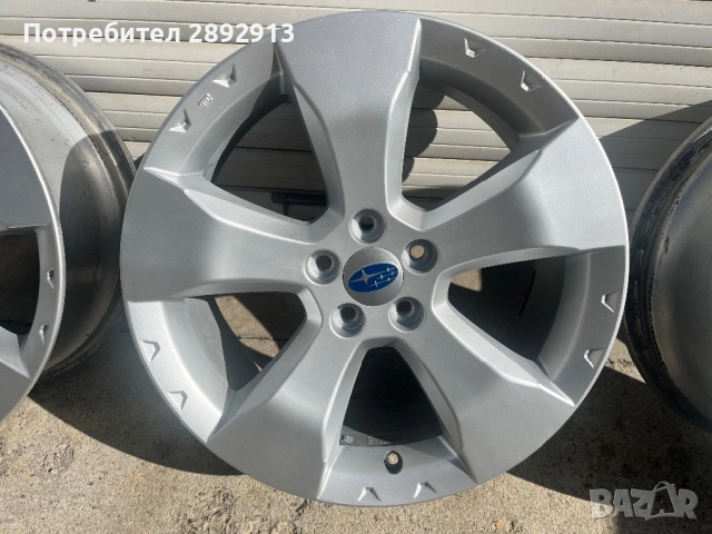 Джанти субару  17, снимка 4 - Гуми и джанти - 53844738