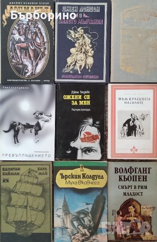 Лот от девет книги, снимка 1 - Художествена литература - 46798865