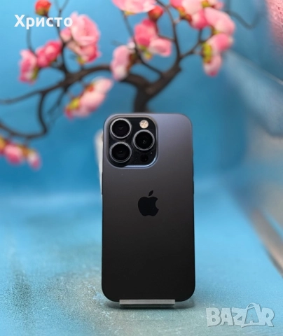 Apple iPhone 15 Pro, 256GB, 5G, Blue Titanium  , снимка 3 - Apple iPhone - 52897742