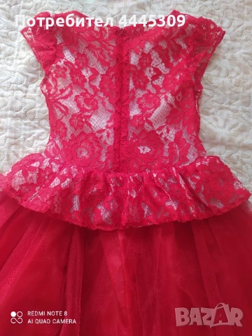 Приказна рокличка р.128, снимка 4 - Детски рокли и поли - 50456431