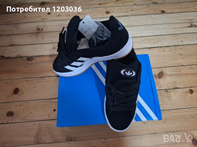 Маратонки Аdidas, нови, черни, снимка 2 - Маратонки - 53895645