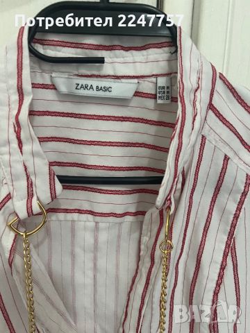 Риза Zara размер S/M, снимка 3 - Ризи - 46006027