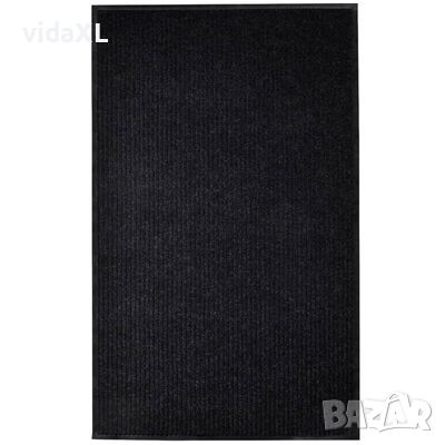 vidaXL Изтривалка, черна, 117x220 см, PVC(SKU:287665, снимка 1 - Други стоки за дома - 46246709