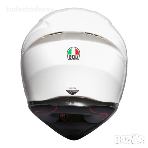 ТОП ЦЕНА Мото Каска за мотор AGV K1-S GLOSS WHITE , размер M,XL NEW, снимка 3 - Аксесоари и консумативи - 45180474