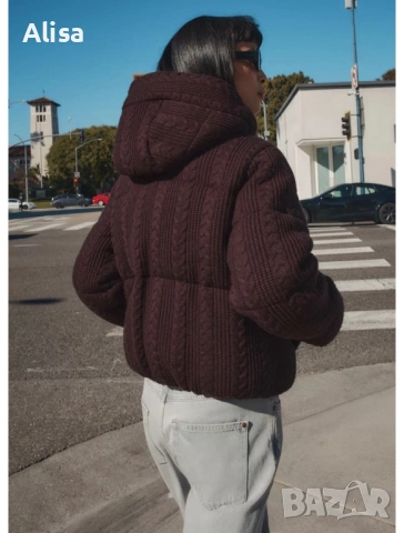 Ново зимно яке на Зара, снимка 4 - Якета - 54042533