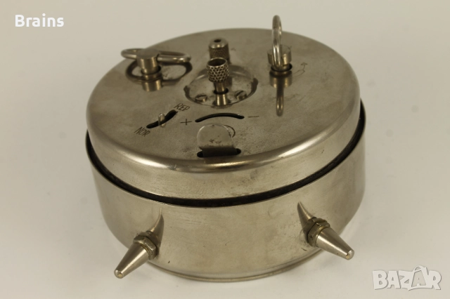 SMI Repetition Стар Френски Будилник, снимка 9 - Антикварни и старинни предмети - 51867483