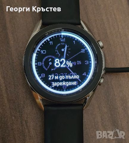 Samsung Galaxy Watch 3, 45 мм, Mistyc Silver, снимка 11 - Смарт гривни - 45620350