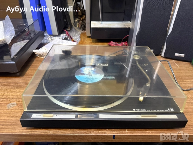 PIONEER PL-300X Direct Drive Turntable - Quartz PLL Auto-Return + Cartridge PIONEER PC-110 - Black, снимка 6 - Грамофони - 52857504