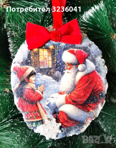Ръчно изработени коледни украшения , снимка 2 - Коледни подаръци - 52461704